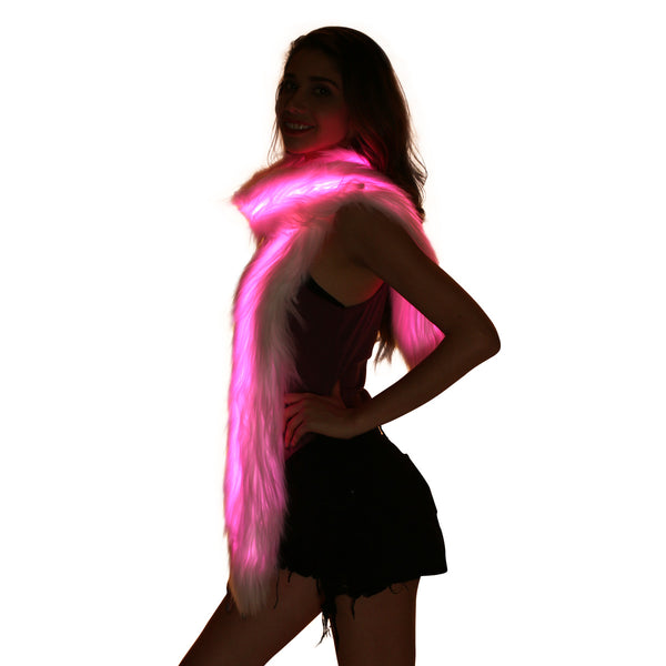 Fur Led Boa Scarf