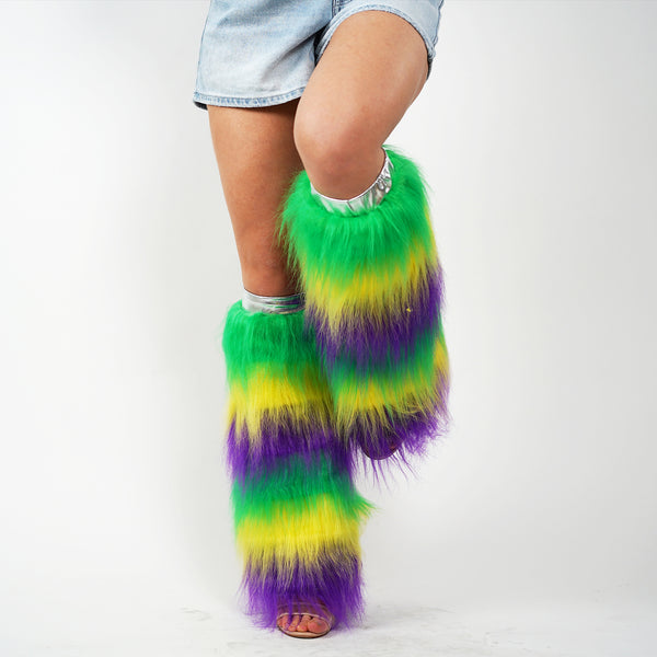 Mardi Gras Light Up Leg Warmer