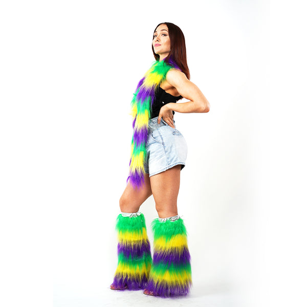 Mardi Gras Light Up Leg Warmer