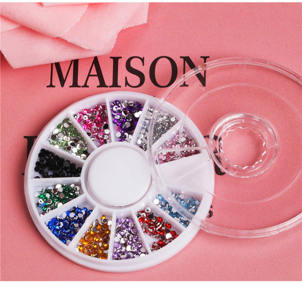 Nail accessories 12 color decoration diamon  Tiktok