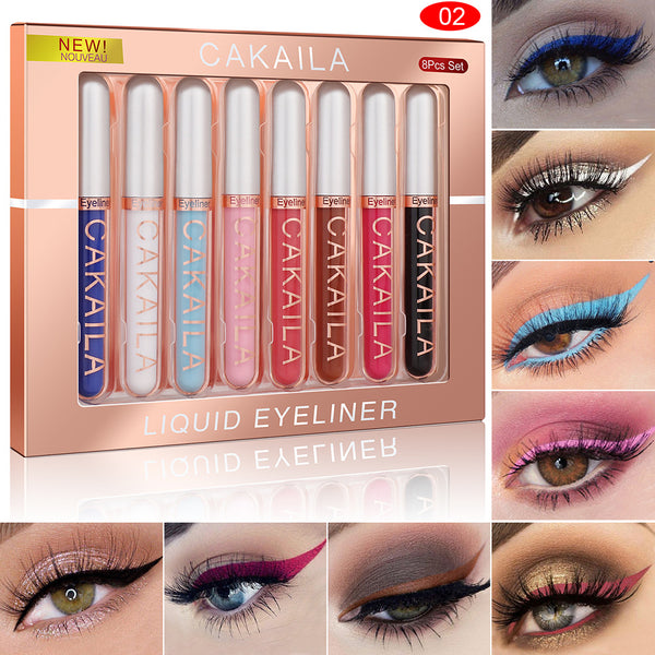 TikTok CAKAILA 8-color Eyeliner set 8pcs