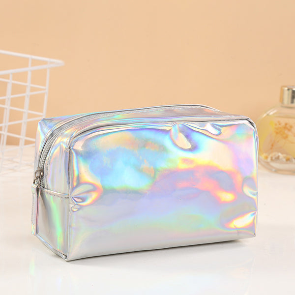 TikTok Laser cosmetic bag ins style portable travel wash and gargle storage bag cosmetics activity gift bag wholesale