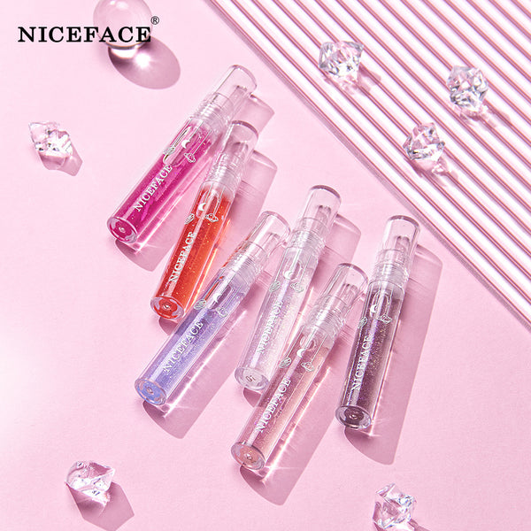 Niceface lip gloss 6 pcs lip gloss lip  moisturizes