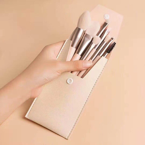 8 cosmetic brush sets brush  mini cosmetic tools soft wool Tiktok