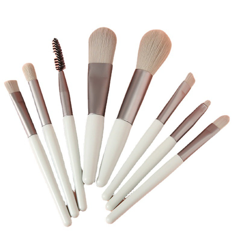 8 cosmetic brush sets brush  mini cosmetic tools soft wool Tiktok