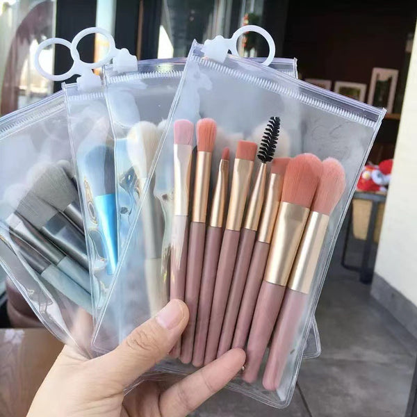 8 cosmetic brush sets brush  mini cosmetic tools soft wool Tiktok