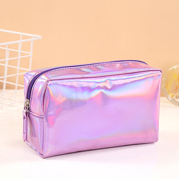 TikTok Laser cosmetic bag ins style portable travel wash and gargle storage bag cosmetics activity gift bag wholesale