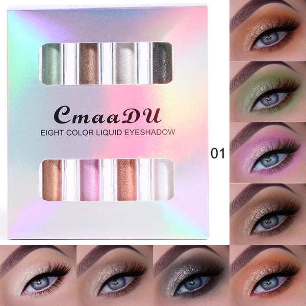 TikTok CmaaDu  liquid eye shadow 16 color 8pcs and 8color 4pcs