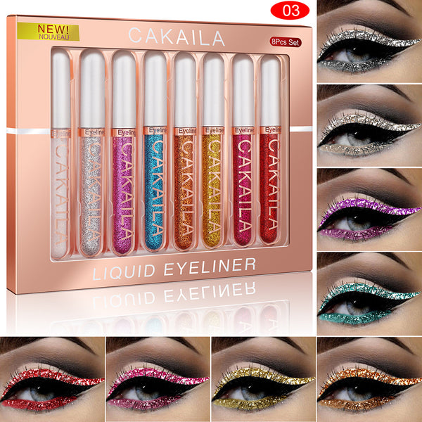 TikTok CAKAILA 8-color Eyeliner set 8pcs