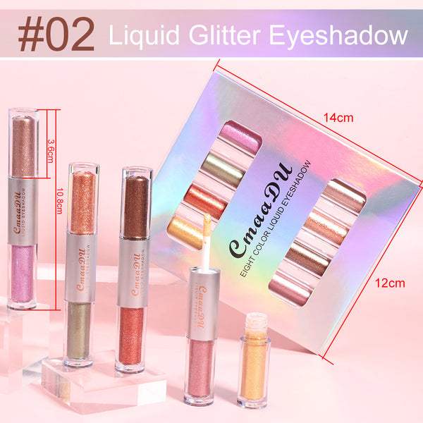 TikTok CmaaDu  liquid eye shadow 16 color 8pcs and 8color 4pcs