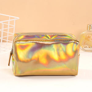 TikTok Laser cosmetic bag ins style portable travel wash and gargle storage bag cosmetics activity gift bag wholesale