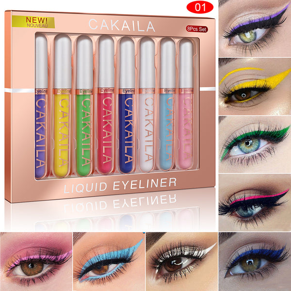 TikTok CAKAILA 8-color Eyeliner set 8pcs