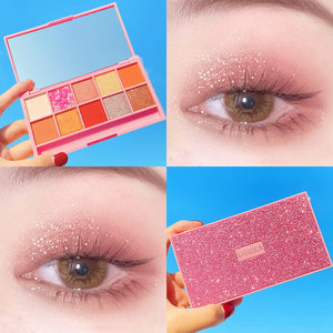 TikTok 10 color eye shadow palette