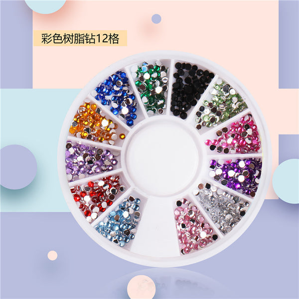 Nail accessories 12 color decoration diamon  Tiktok