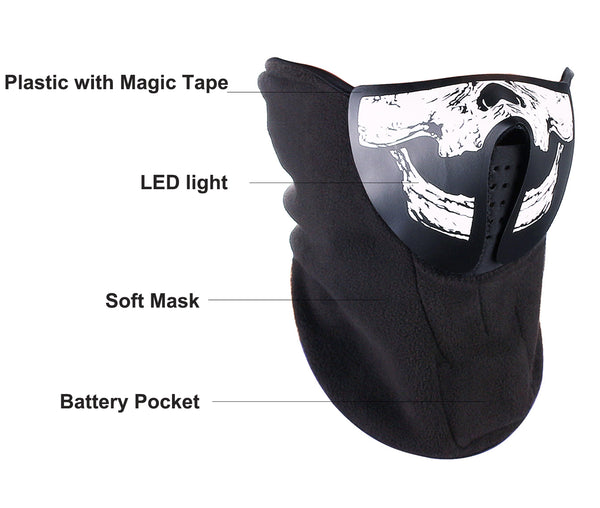 Sound Activated Rave Light Up Mask-023