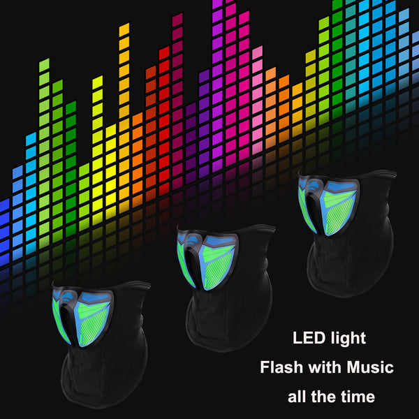 Glow In The Dark Sound Activated Rave Mask-024