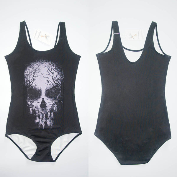 Skeleton Bodysuit Swimsuit